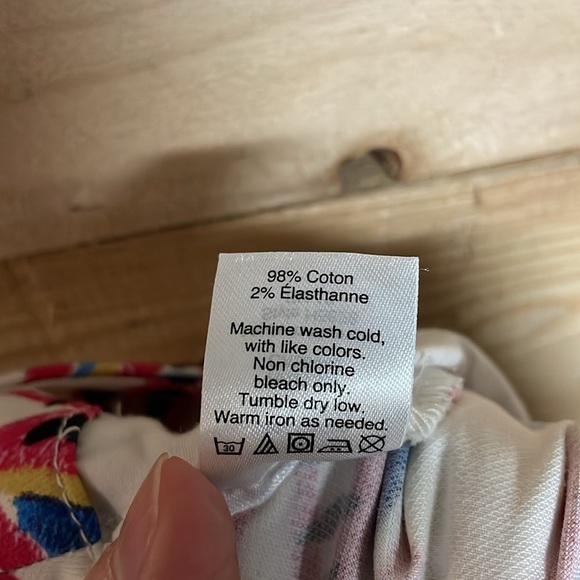 J. Crew size 12 Colorful Leaf Print Mid-rise Cropped Lightweight Chino Pants - Picture 12 of 12